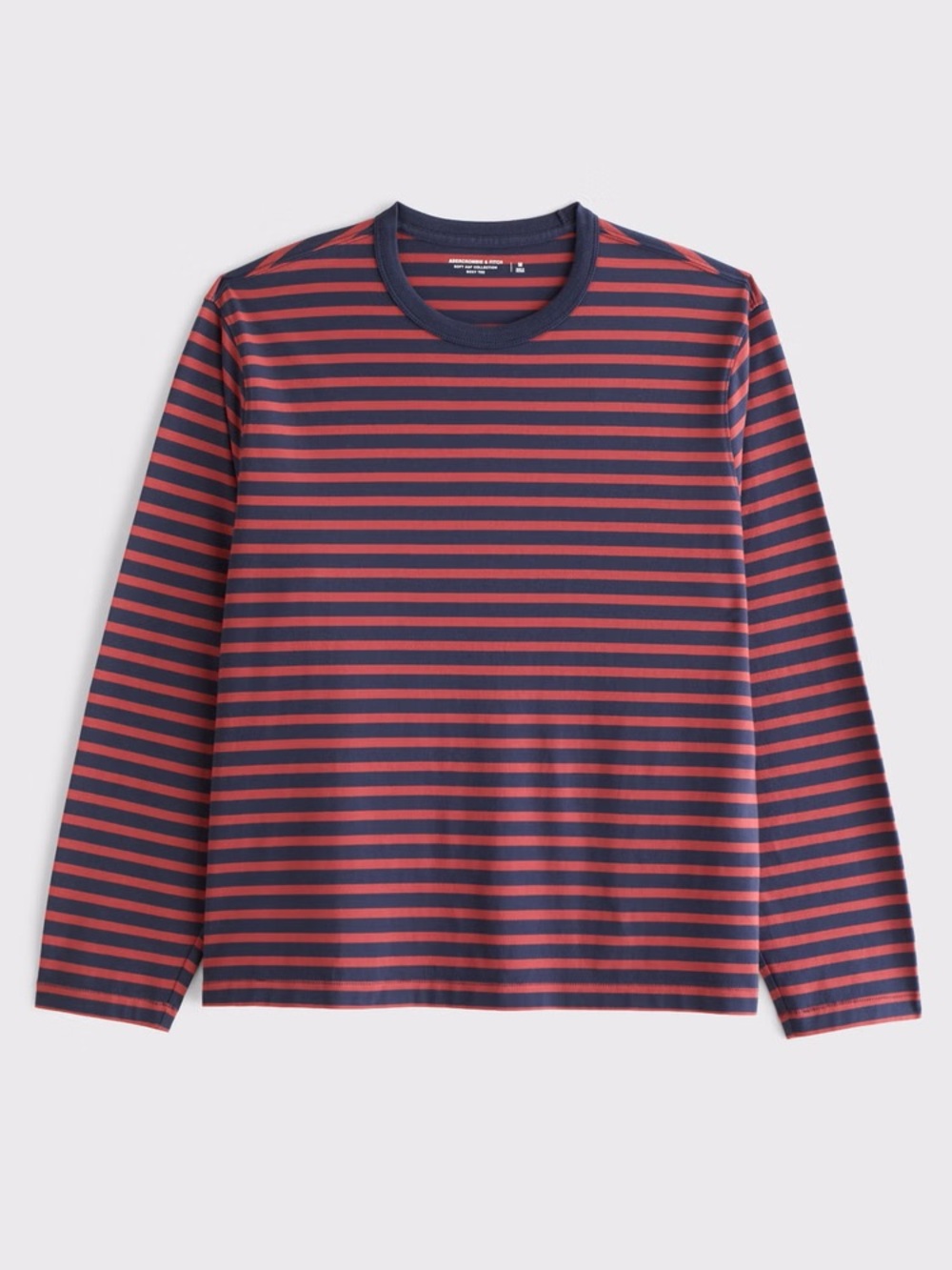 Long-Sleeve Striped Boxy Tee
